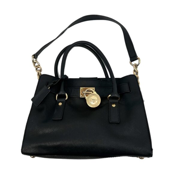 Michael Kors Handbags - Michael Kors Black Chain Strap Shoulder Bag | Gold Hardware